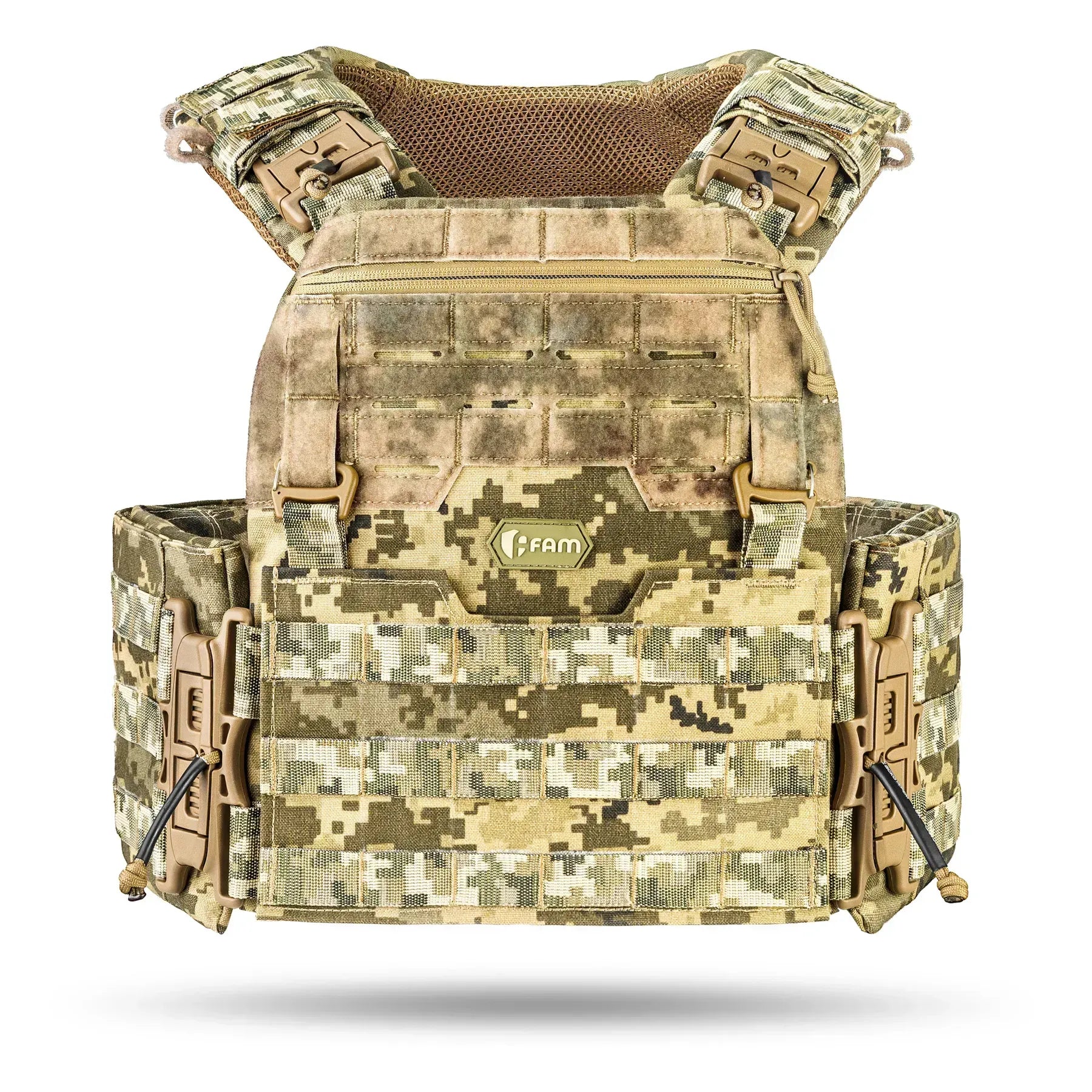 Famtac M7 PRO Gen 2 Plate Carrier 15×30 | Digital Pixel Camo - Blender Tactical