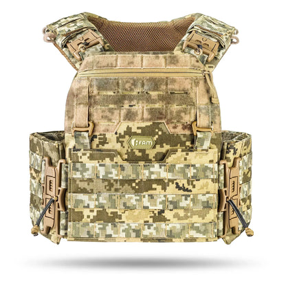 Famtac M7 PRO Gen 2 Plate Carrier 15×30 | Digital Pixel Camo - Blender Tactical