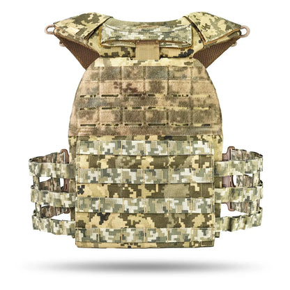 Famtac M7 PRO Gen 2 Skeleton Plate Carrier | Digital Pixel Camo - Blender Tactical