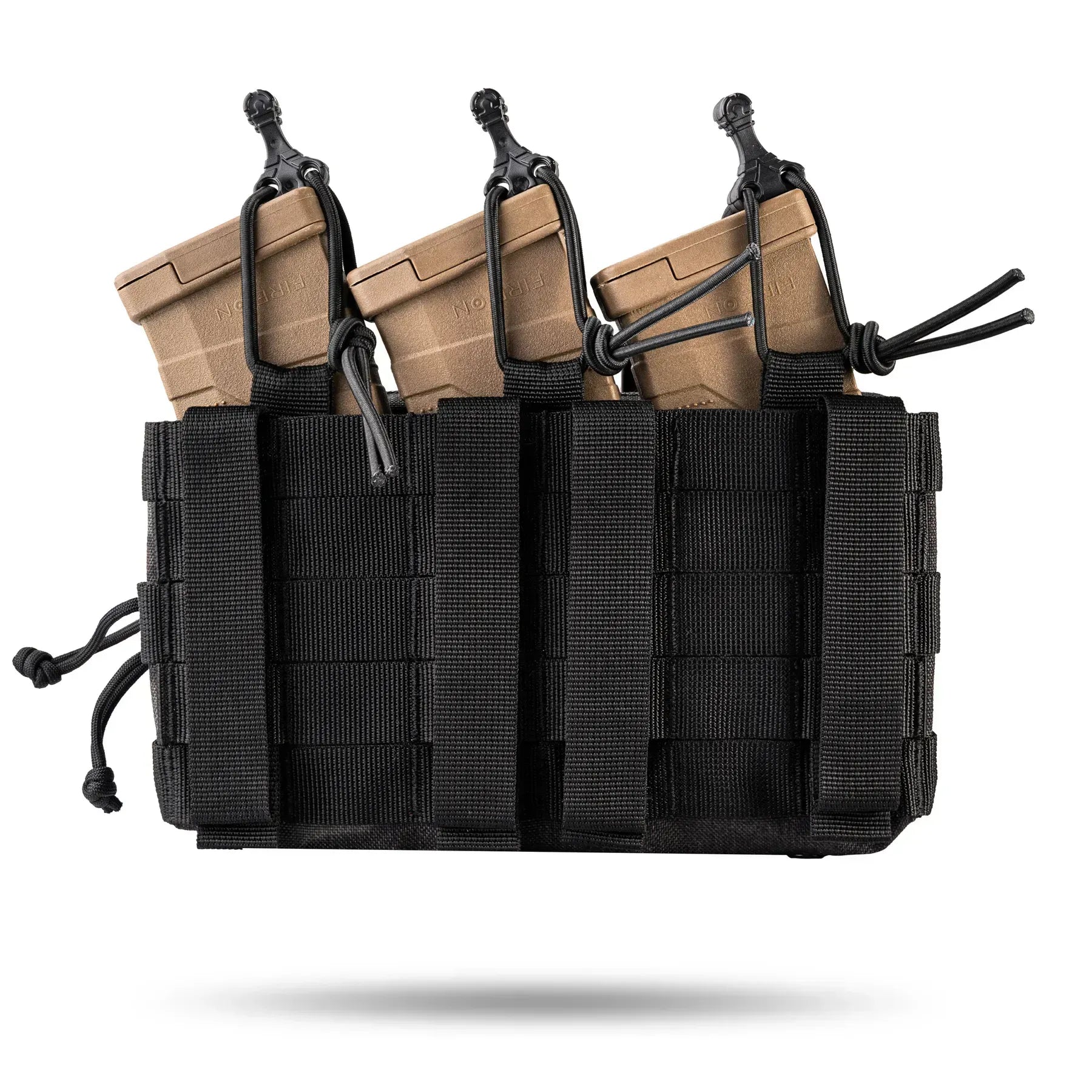 Famtac Triple AK AR Admin Mag Pouch MOLLE | Multicam Black - Blender Tactical