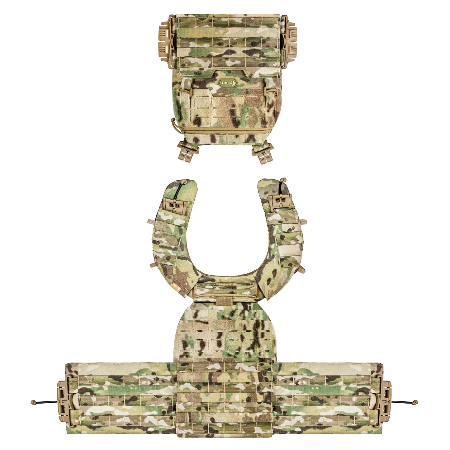 Famtac M7 PRO Gen 2 Plate Carrier 15×30 | Multicam USA - Blender Tactical