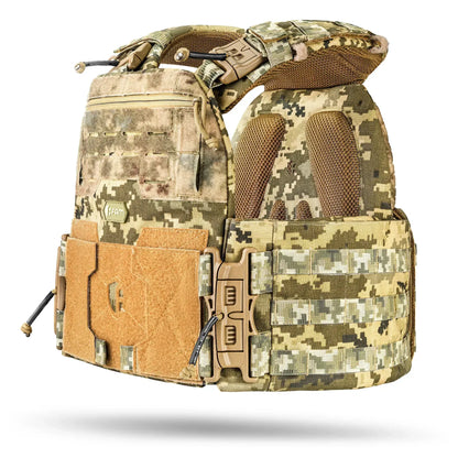 Famtac M7 PRO Gen 2 Plate Carrier 15×30 | Digital Pixel Camo - Blender Tactical