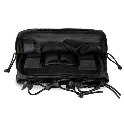 Famtac Triple AK AR Admin Mag Pouch MOLLE | Multicam Black - Blender Tactical