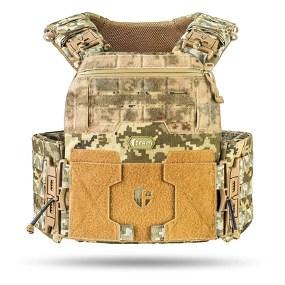 Famtac M7 PRO Gen 2 Plate Carrier 15×30 | Digital Pixel Camo - Blender Tactical