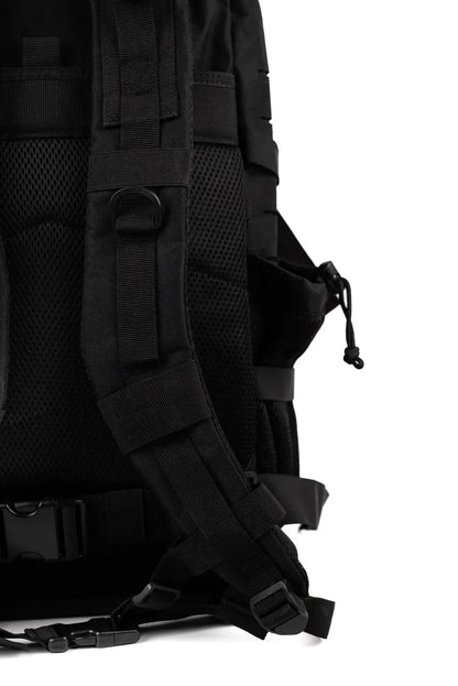 MAXGART Tactical Backpack 45L – Pulse Black Red – Water-Resistant & Versatile