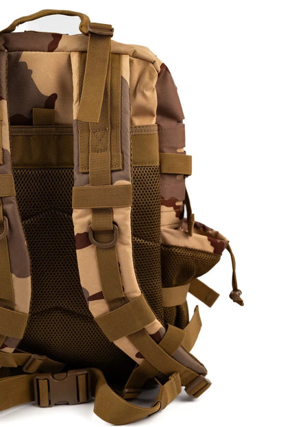 MAXGART Tactical Backpack 45L – Pulse Three Sand – Water-Resistant & Versatile