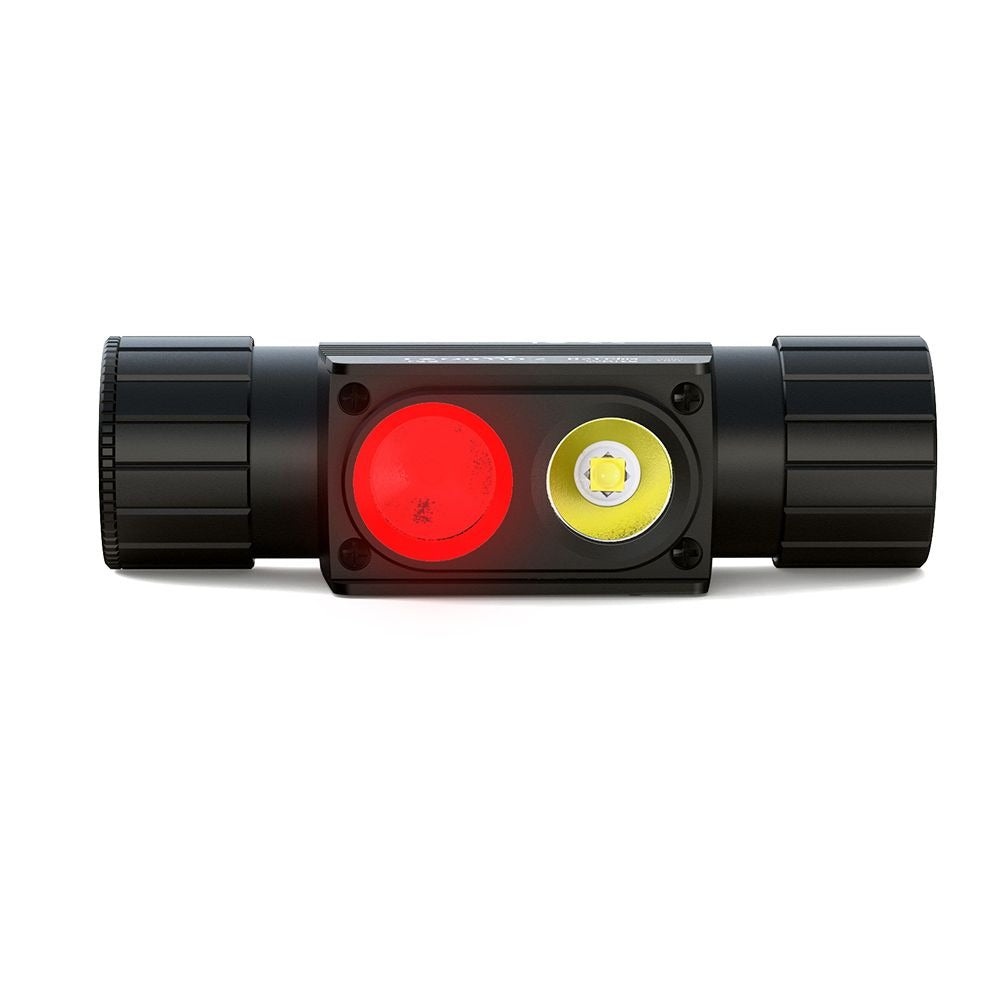TANK007 H21 Plus Tactical Headlamp White & Red Light | Black - Blender Tactical