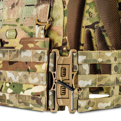 Famtac M7 PRO Gen 2 Skeleton Plate Carrier | Multicam - Blender Tactical