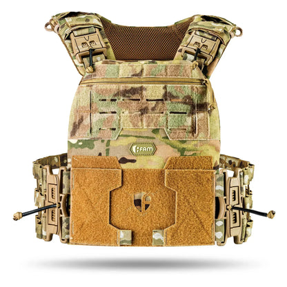 Famtac M7 PRO Gen 2 Skeleton Plate Carrier | Multicam - Blender Tactical