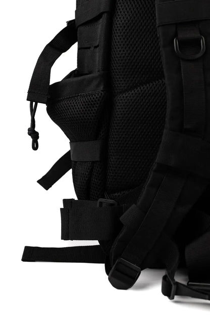 MAXGART Tactical Backpack 45L – Pulse Black White – Water-Resistant & Versatile