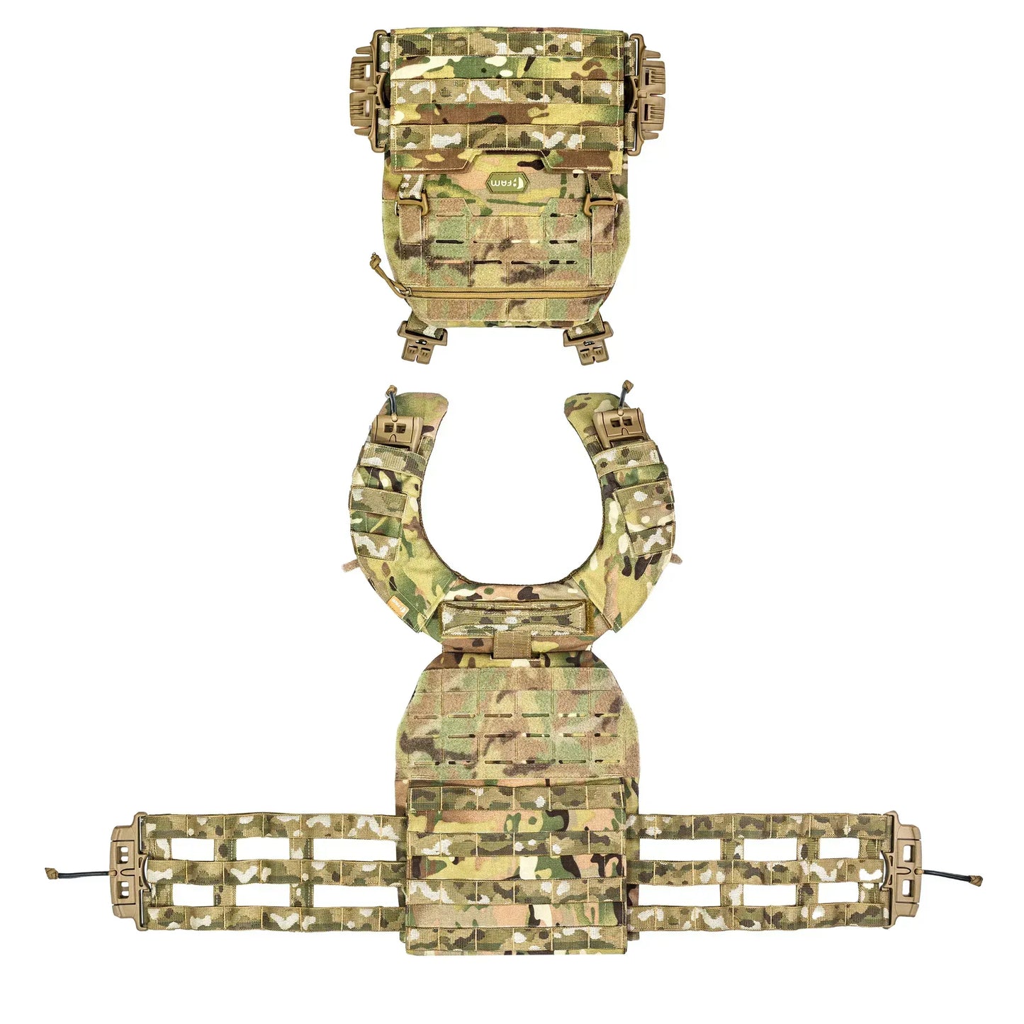 Famtac M7 PRO Gen 2 Skeleton Plate Carrier | Multicam - Blender Tactical