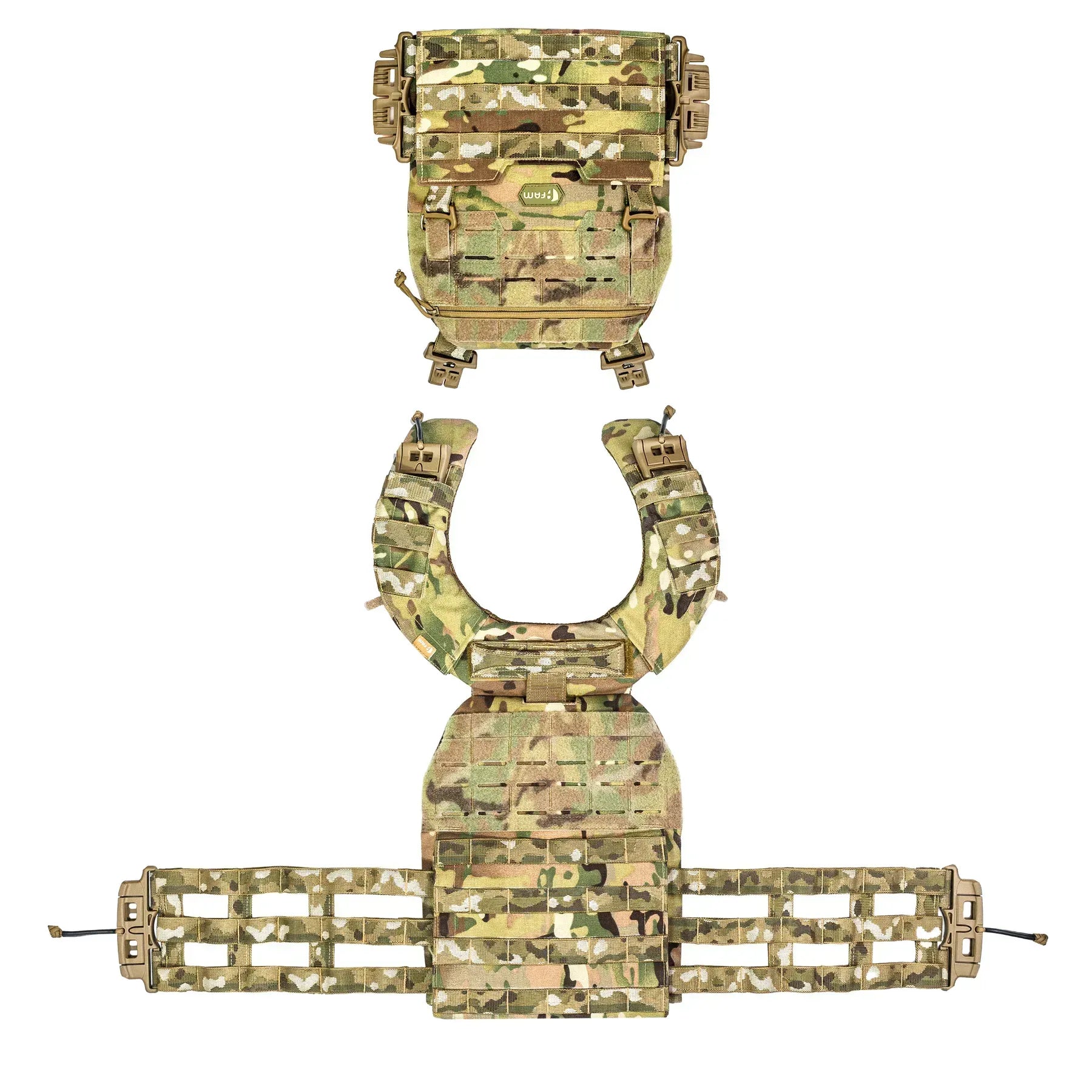 Famtac M7 PRO Gen 2 Skeleton Plate Carrier | Multicam - Blender Tactical