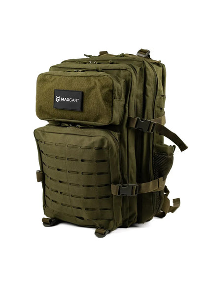 MAXGART Tactical Backpack 45L – Pulse Army Green – Water-Resistant & Versatile