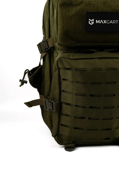 MAXGART Tactical Backpack 45L – Pulse Army Green – Water-Resistant & Versatile