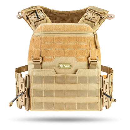 Famtac M7 PRO Gen 2 Skeleton Plate Carrier | Coyote - Blender Tactical