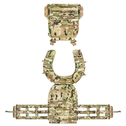 Famtac M7 PRO Gen 2 Skeleton Plate Carrier | Multicam USA - Blender Tactical
