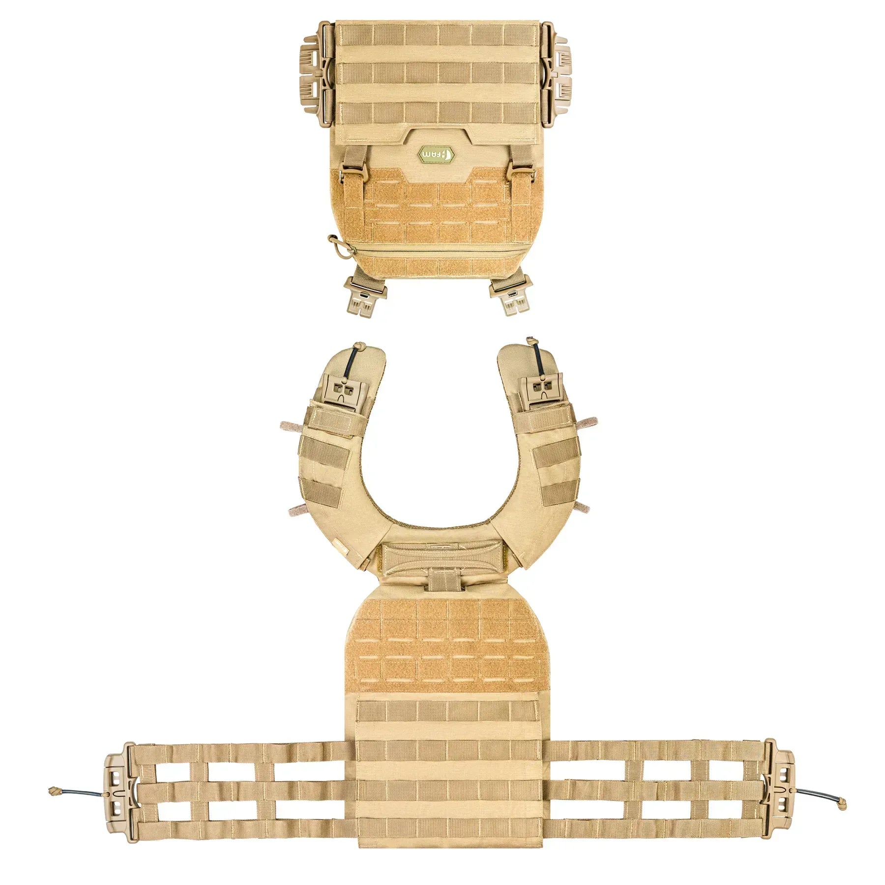 Famtac M7 PRO Gen 2 Skeleton Plate Carrier | Coyote - Blender Tactical