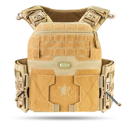 Famtac M7 PRO Gen 2 Plate Carrier 15×30 | Coyote - Blender Tactical