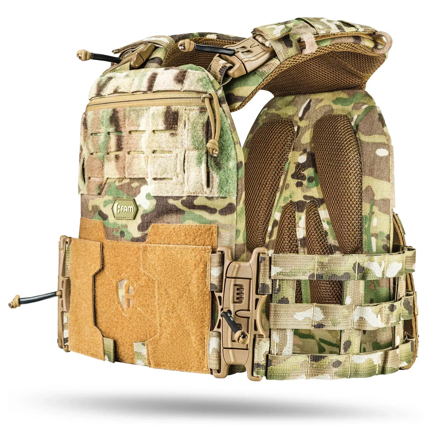 Famtac M7 PRO Gen 2 Skeleton Plate Carrier | Multicam USA - Blender Tactical