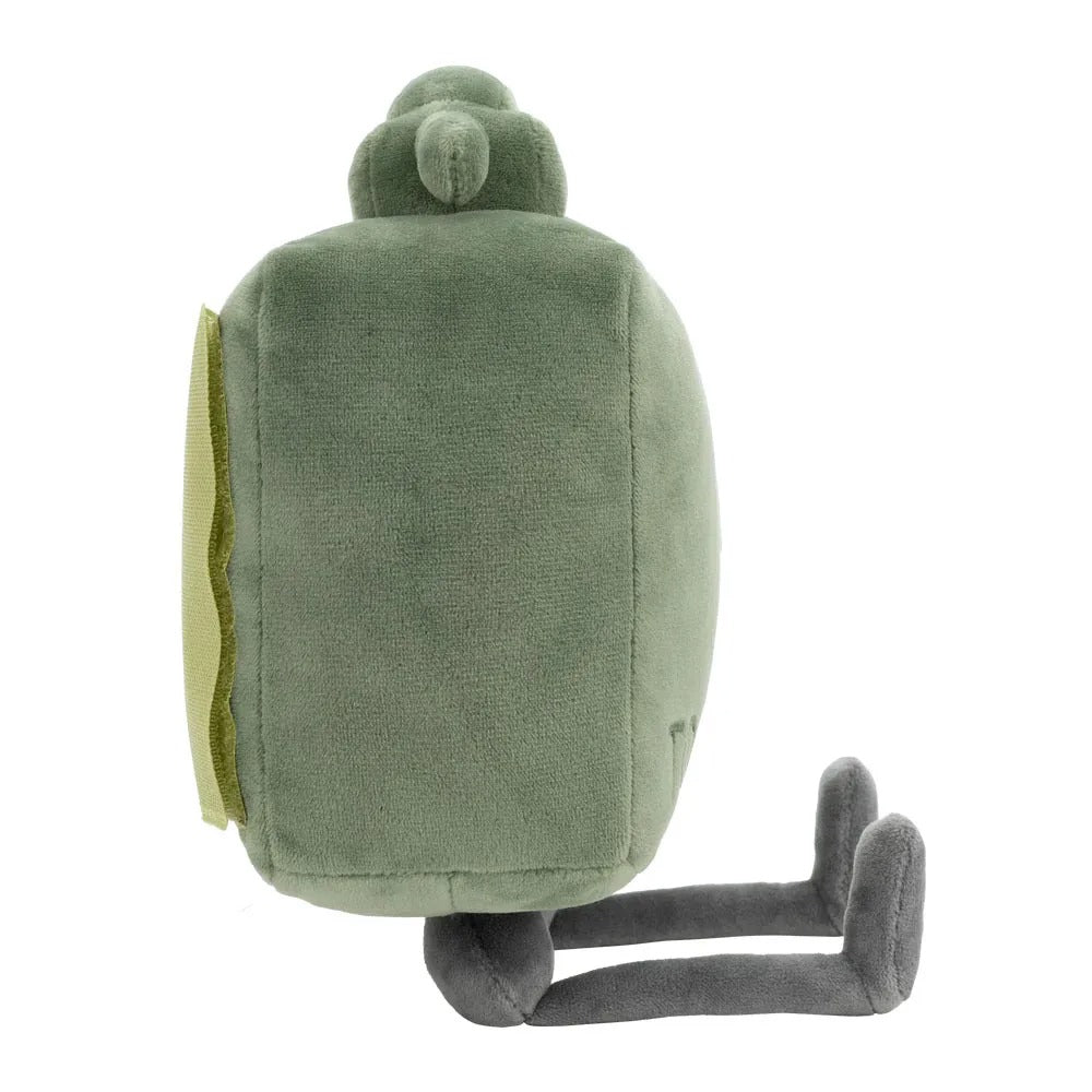 Claymore-Inspired Plush Pillow "Toward Friend" – 20cm Green Soft Toy - Blender Tactical