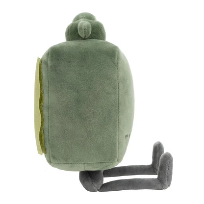 Claymore-Inspired Plush Pillow "Toward Friend" – 20cm Green Soft Toy - Blender Tactical