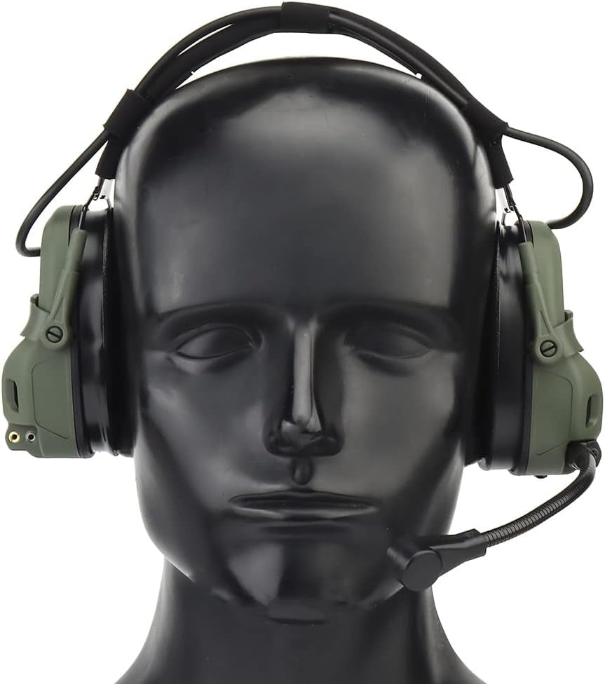 HD-17 Tactical Helmet Headset - Green