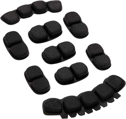Tactical Helmet Memory Foam Pad Set – Black