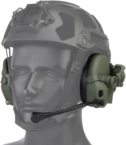 HD-17 Tactical Helmet Headset - Green