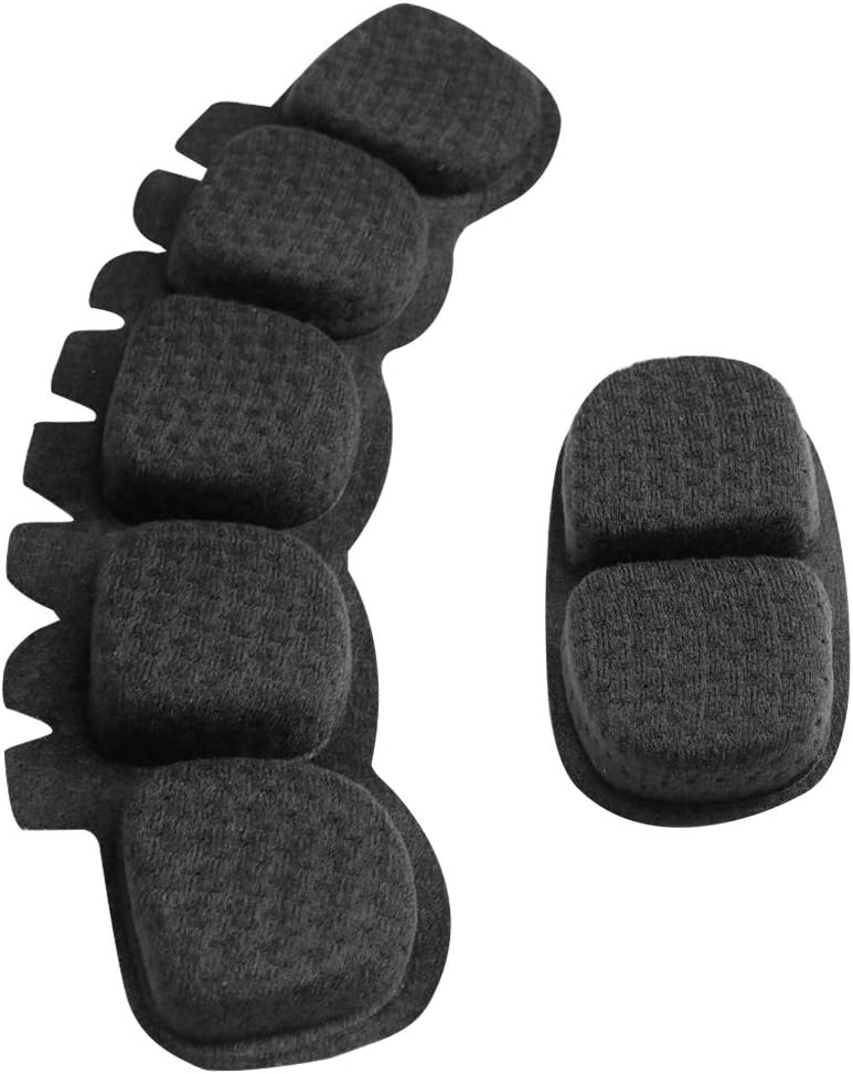 Tactical Helmet Memory Foam Pad Set – Black