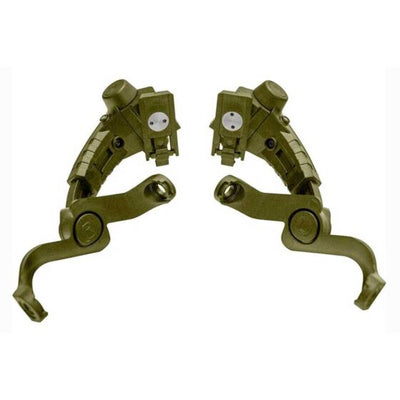 Earmor M16A Helmet Rail Mount Adapters for M31 Plus & M32 Plus - Ranger Green - Blender Tactical