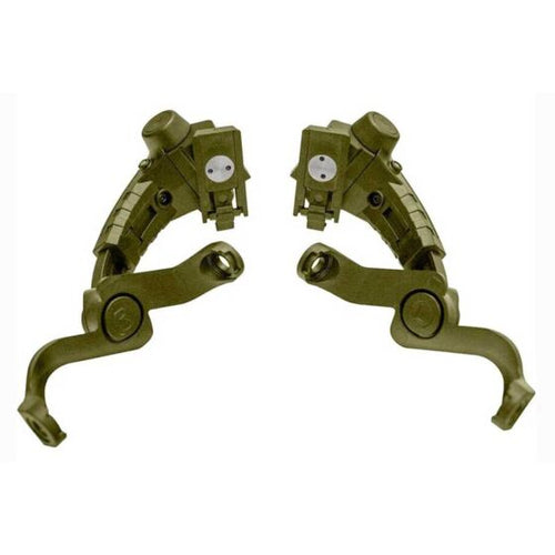 Earmor M16A Helmet Rail Mount Adapters for M31 Plus & M32 Plus - Ranger Green - Blender Tactical