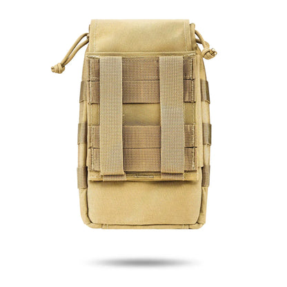 FamTac M8 Medical Pouch – Coyote | MOLLE, Rip-Away IFAK - Blender Tactical