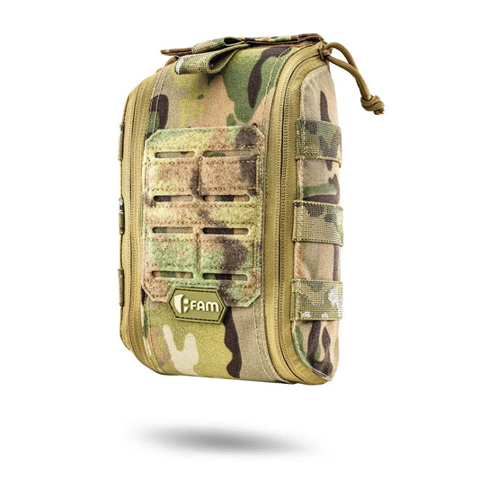 FamTac M8 Medical Pouch – Multicam | MOLLE, Rip-Away IFAK - Blender Tactical