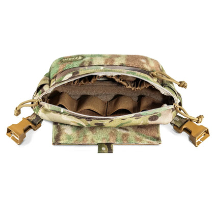 FamTac M8 Tactical Chest Bag / Waist Pack – Multicam USA | Velcro Mount - Blender Tactical
