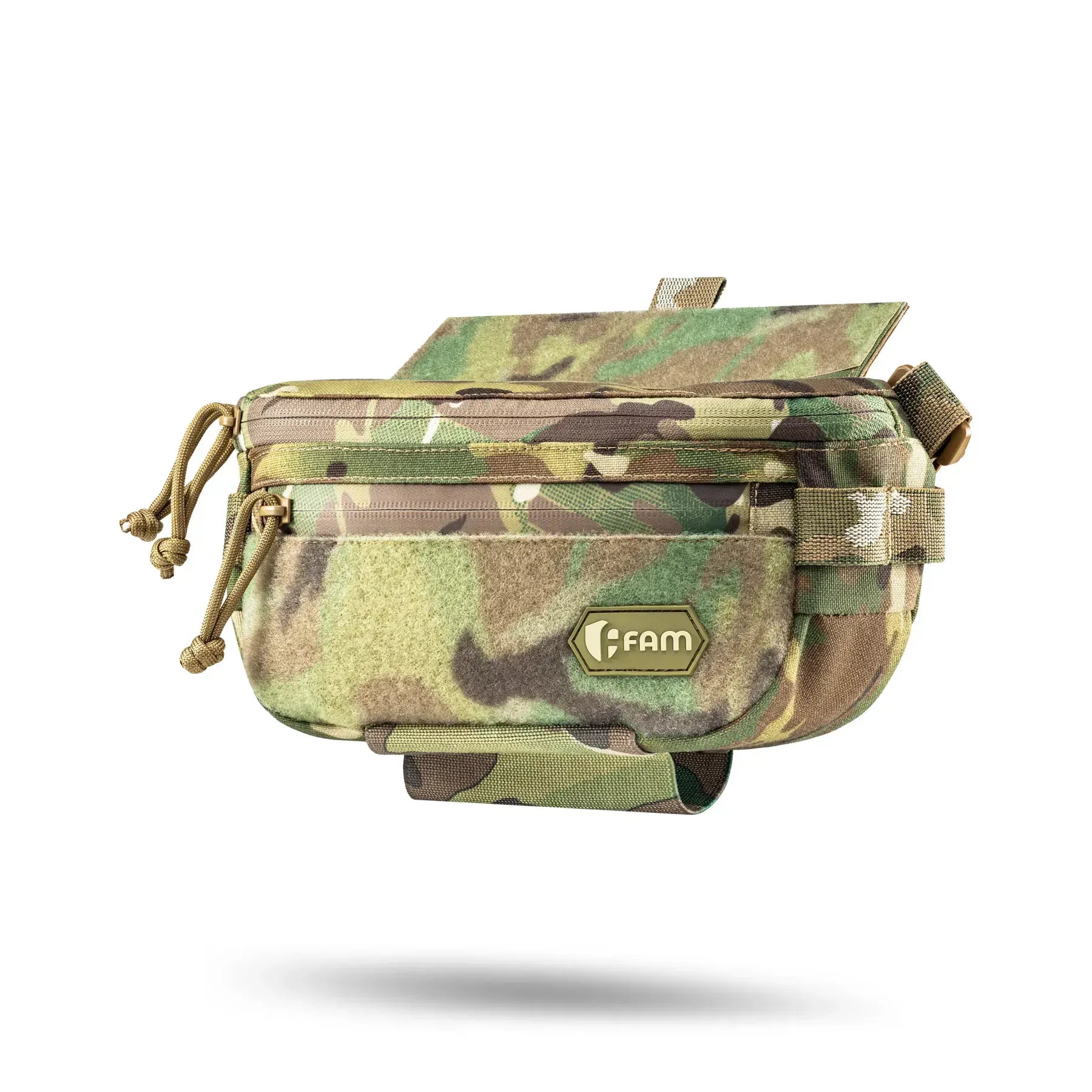 FamTac M8 Tactical Chest Bag / Waist Pack – Multicam | Velcro Mount - Blender Tactical