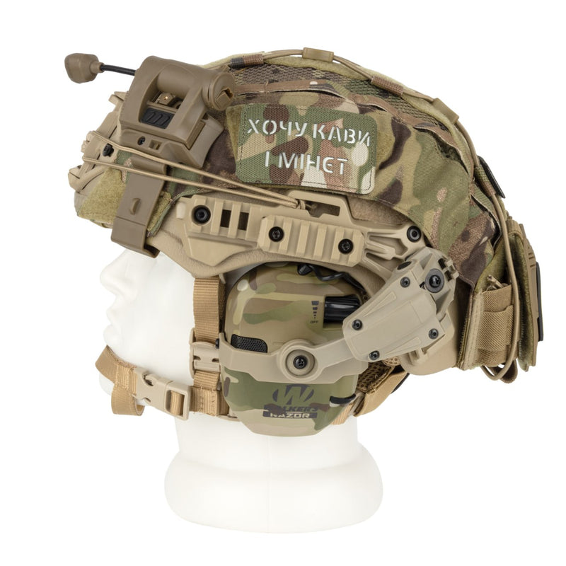Blender™ Exfil Ballistic Helmet NIJ IIIA – Desert Vanguard Kit - Blender Tactical