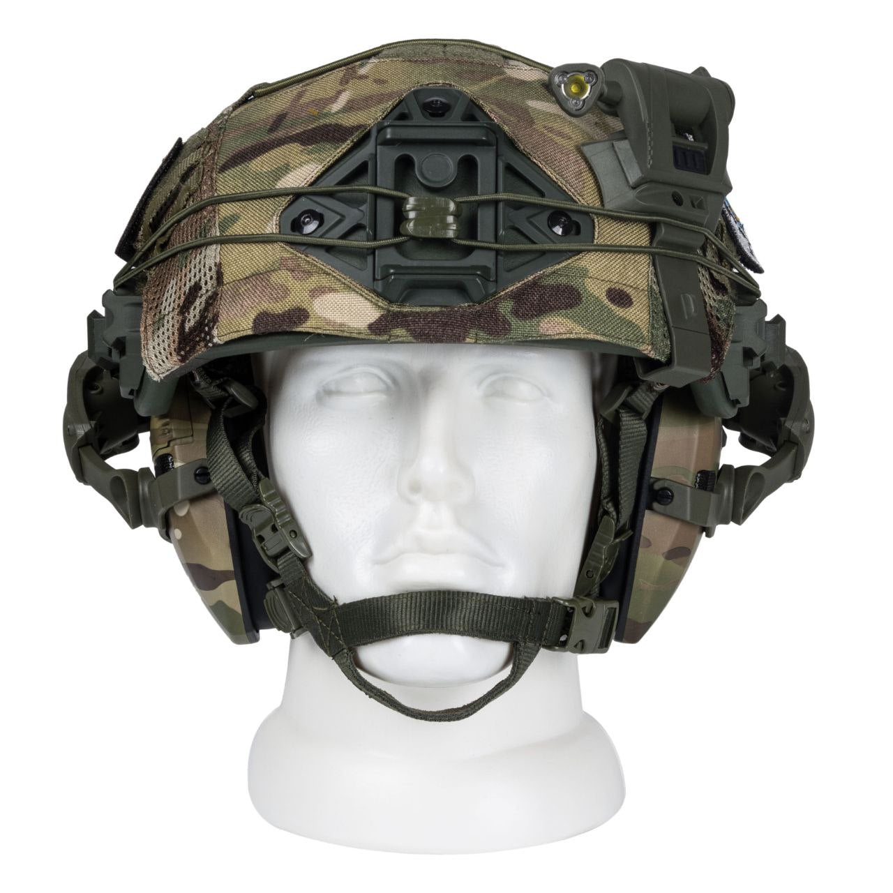 ballistic bike helmet Blender™ Exfil Ballistic Helmet NIJ IIIA Kit with Walker's Razor – Ranger Green