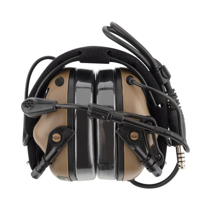 Earmor M32 Tactical Communication Headset – Coyote Tan - Blender Tactical