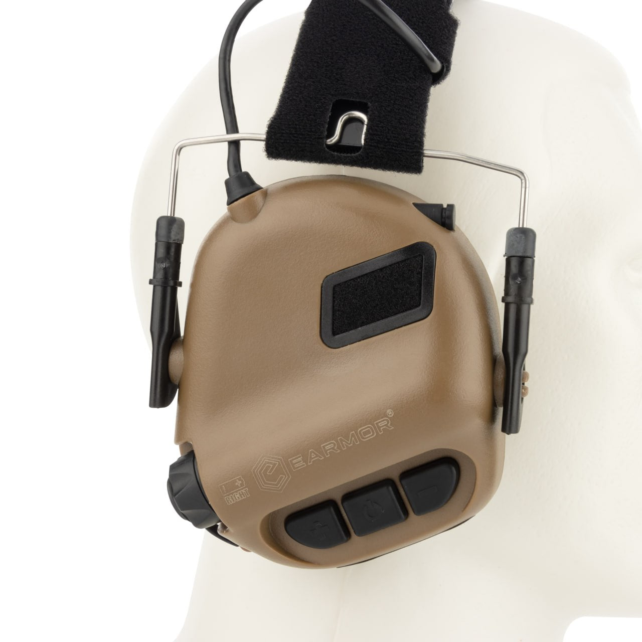 Earmor M32 Tactical Communication Headset – Coyote Tan - Blender Tactical