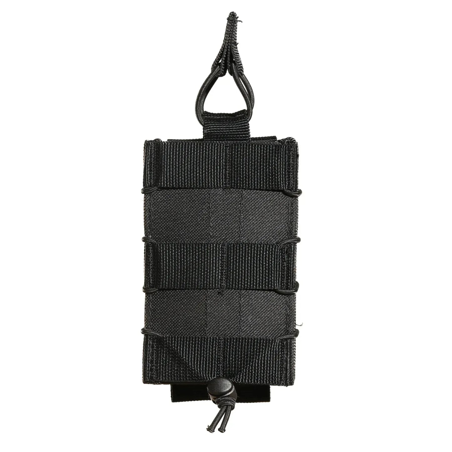 FamTac Single Mag Pouch – Black | MOLLE, Rigid Open-Top AK/AR Pouch - Blender Tactical