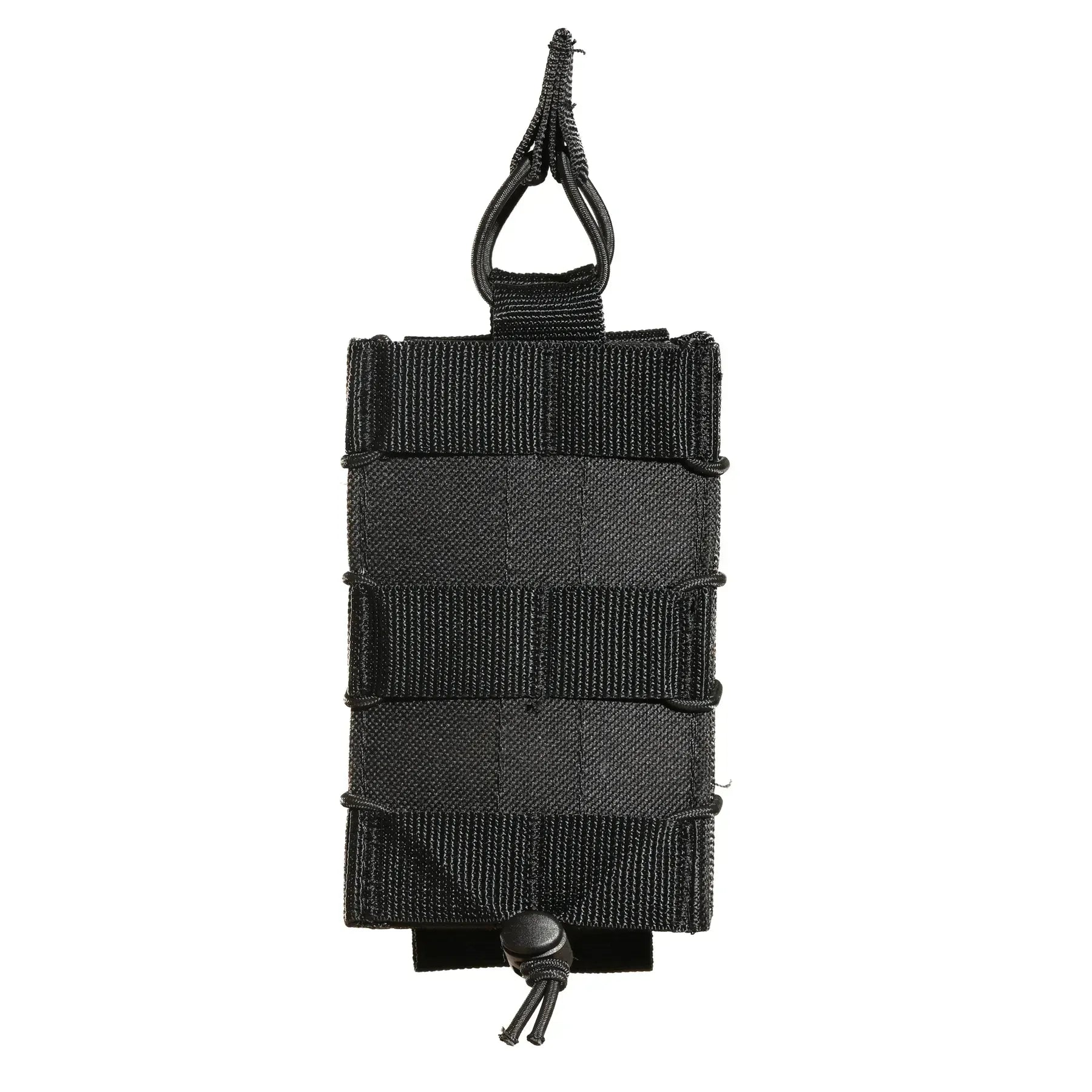 FamTac Single Mag Pouch – Black | MOLLE, Rigid Open-Top AK/AR Pouch - Blender Tactical