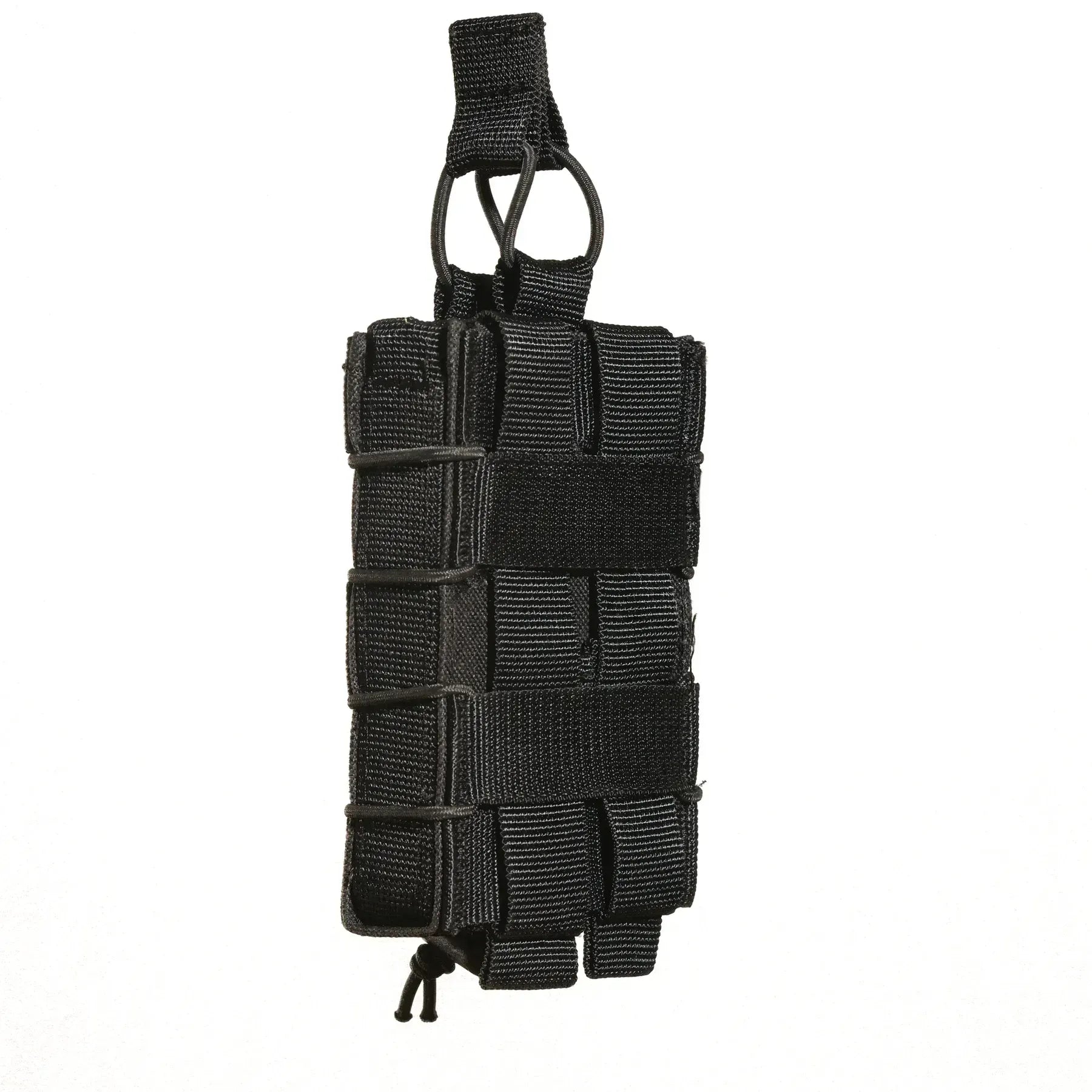 FamTac Single Mag Pouch – Black | MOLLE, Rigid Open-Top AK/AR Pouch - Blender Tactical