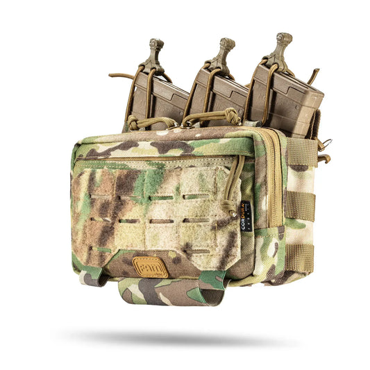 FamTac Velcro AdminMag Triple Mag Pouch – AK/AR + Admin | Multicam USA - Blender Tactical