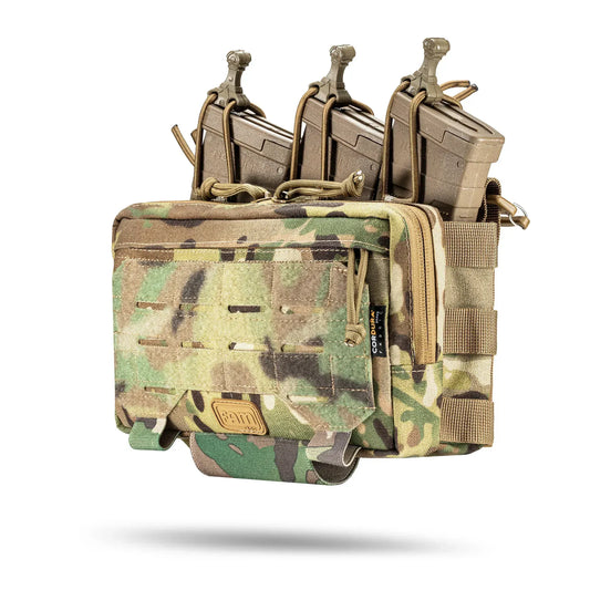 FamTac Velcro AdminMag Triple Mag Pouch – AK/AR + Admin | Multicam - Blender Tactical