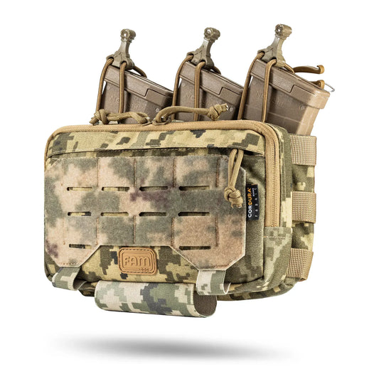 FamTac Velcro AdminMag Triple Mag Pouch – AK/AR + Admin | Ukrainian Pixel - Blender Tactical