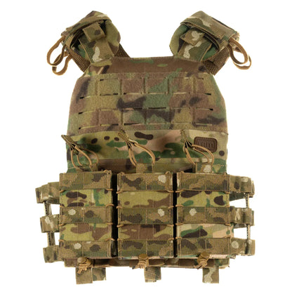 FamTac Plate Carrier M7 Lite – 3 Mag Pouches | Multicam - Blender Tactical