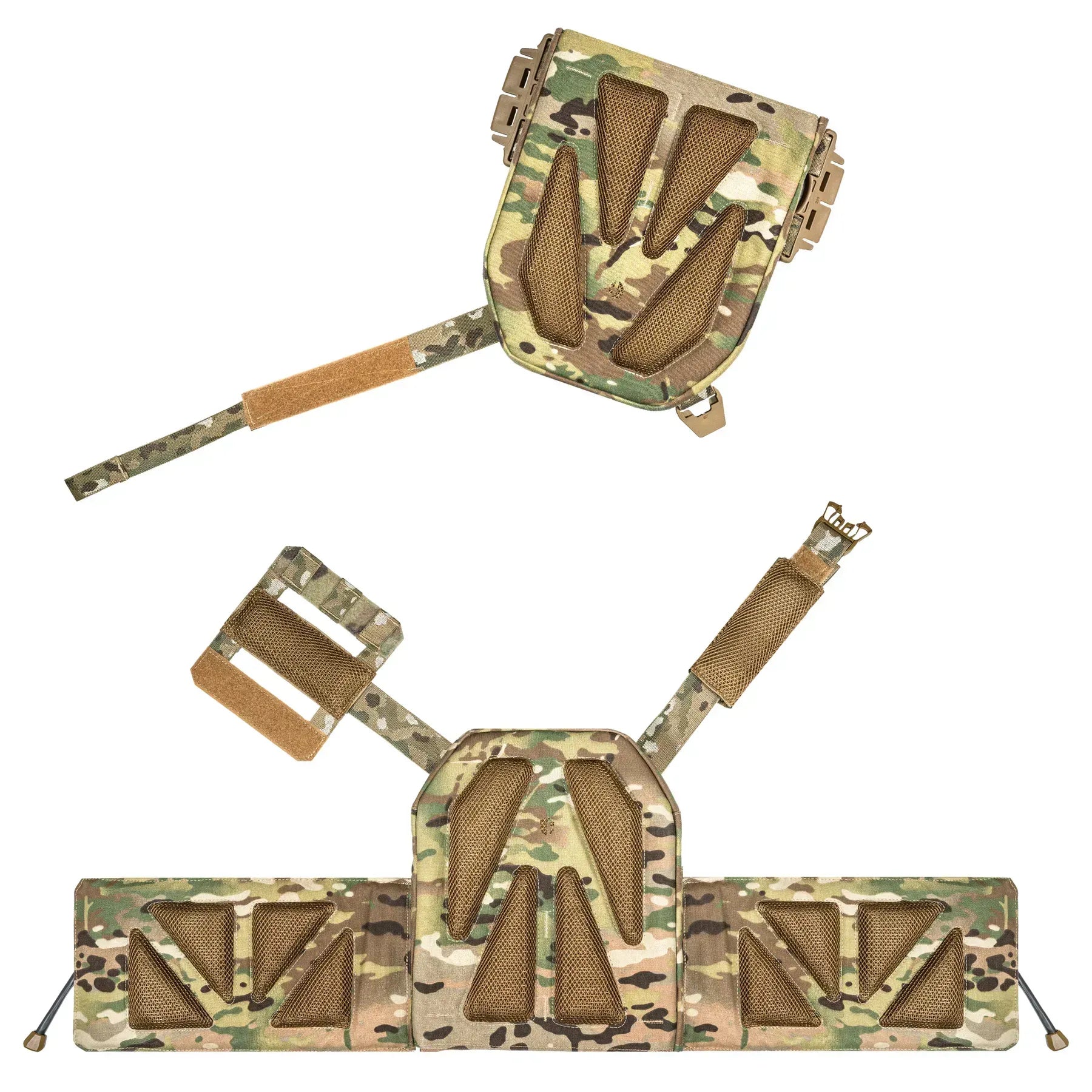 FamTac Plate Carrier M8 + MOLLE Panel | Multicam - Blender Tactical