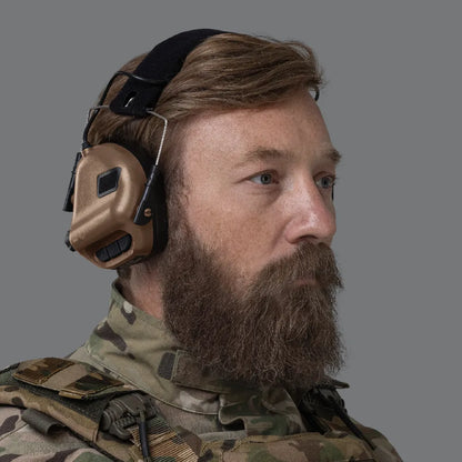 Earmor M31 Tactical Hearing Protector – Coyote Tan - Blender Tactical