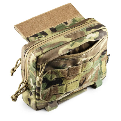 FamTac Chest Pouch ELITE v2 – Multicam | Ballistic-Ready, Velcro Mount - Blender Tactical