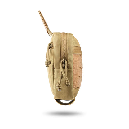 FamTac M7 Tactical Chest Pouch – Coyote | Velcro Mounted - Blender Tactical